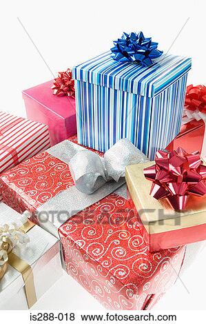 Stack of gifts View Large Photo Image Stock Photo - Stack of gifts. Fotosearch