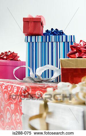 Stack of gifts View Large Photo Image Stock Photography - Stack of gifts. Fotosearch