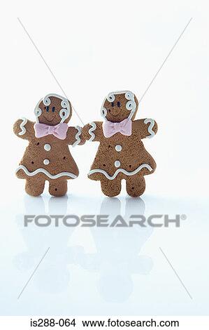 Two gingerbread men View Large Photo Image Picture - Two gingerbread men. Fotosearch