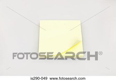 Stock Photo - Adhesive notes. Fotosearch