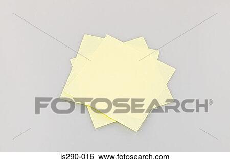 Stock Photograph - Adhesive notes. Fotosearch