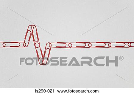 Line of paperclips View Large Photo Image Stock Image - Line of paperclips. Fotosearch