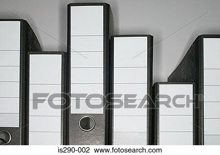 Ring binders arranged liked a graph View Large Photo Image Stock Image - Ring binders arranged liked a graph. Fotosearch