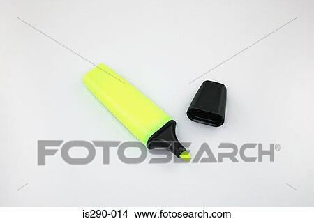 Yellow highlighter View Large Photo Image Picture - Yellow highlighter. Fotosearch