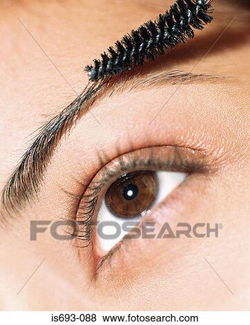 Woman fixing her eyebrows View Large Photo Image Stock Photo - Woman fixing her eyebrows. Fotosearch