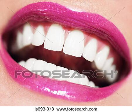 Stock Photo - Woman smiling. Fotosearch
