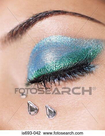 Woman with crystal tears View Large Photo Image Stock Image - Woman with crystal tears. Fotosearch