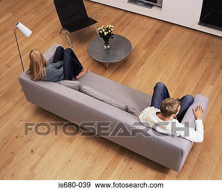 Couple ignoring each other View Large Photo Image Stock Photo - Couple ignoring each other. Fotosearch