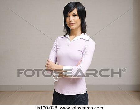 Female office worker View Large Photo Image Stock Photo - Female office worker. Fotosearch