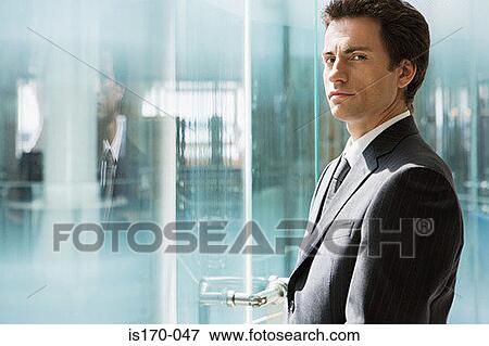 Serious businessman View Large Photo Image Stock Photo - Serious businessman. Fotosearch