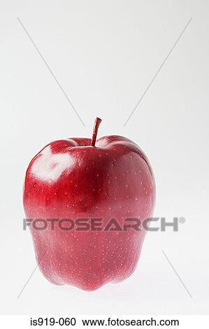 Stock Image - One red apple. Fotosearch