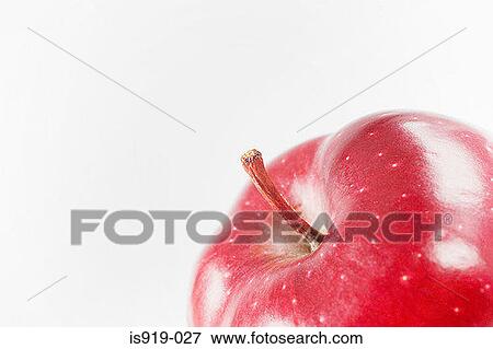 Stock Photo - One red apple. Fotosearch