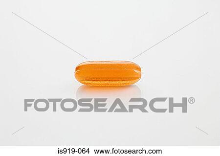 Picture - Orange capsule. Fotosearch