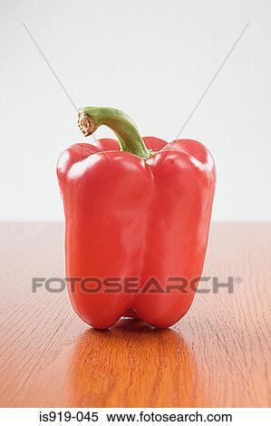 Stock Photography - Red bell pepper. Fotosearch
