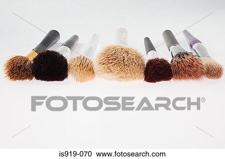 Seven make-up brushes View Large Photo Image Stock Image - Seven make-up brushes. Fotosearch