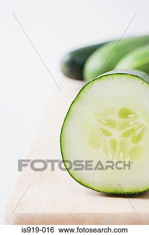 Sliced cucumber View Large Photo Image Stock Photograph - Sliced cucumber. Fotosearch