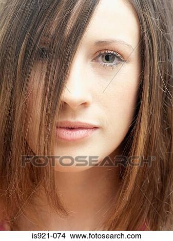 Picture - Beautiful young woman. Fotosearch
