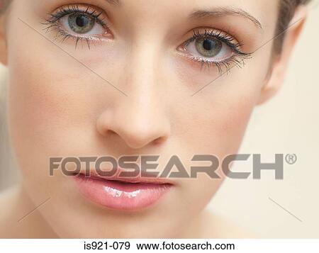Stock Photo - Beautiful young woman. Fotosearch