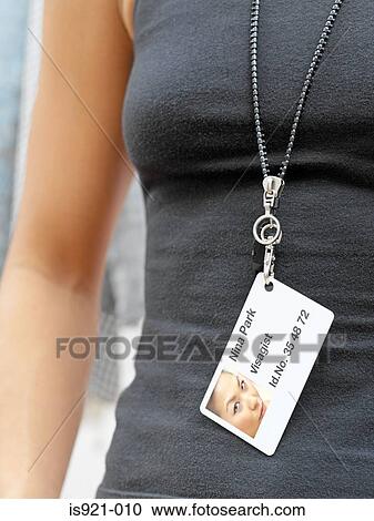 Makeup artist wearing security pass View Large Photo Image Stock Image - Makeup artist wearing security pass. Fotosearch