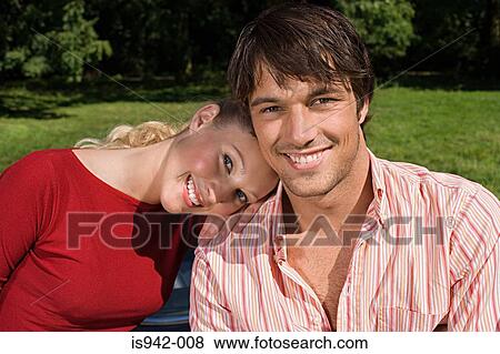 Smiling couple View Large Photo Image Stock Photo - Smiling couple. Fotosearch
