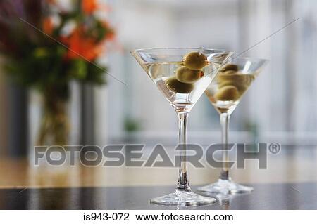 Martini glasses View Large Photo Image Stock Image - Martini glasses. Fotosearch