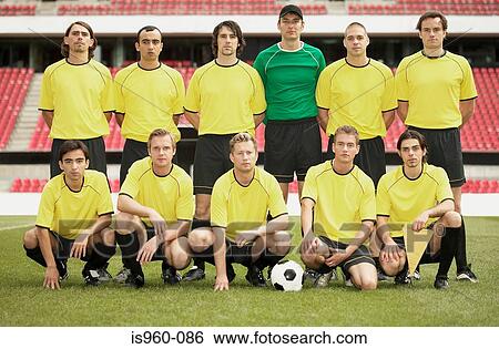 Football team in yellow View Large Photo Image Stock Photograph - Football team in yellow. Fotosearch