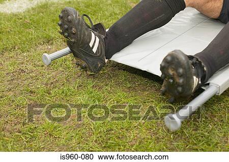 Footballer on a stretcher View Large Photo Image Stock Image - Footballer on a stretcher. Fotosearch