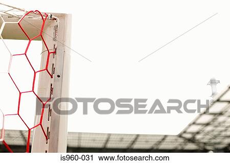 Goal in football stadium View Large Photo Image Stock Image - Goal in football stadium. Fotosearch