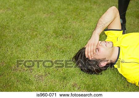 Injured footballer View Large Photo Image Stock Image - Injured footballer. Fotosearch