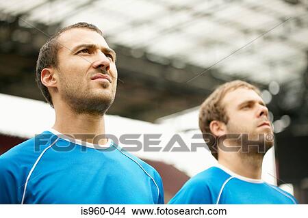 Picture - Two footballers. Fotosearch