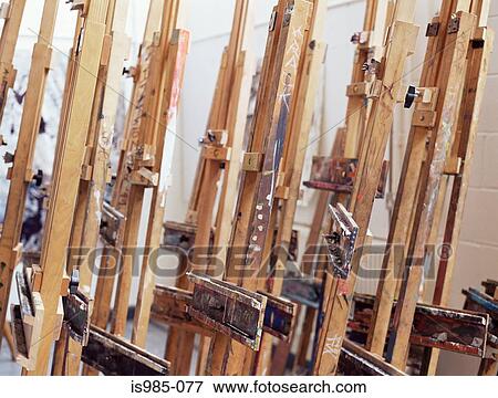 Easels View Large Photo Image Stock Photo - Easels. Fotosearch