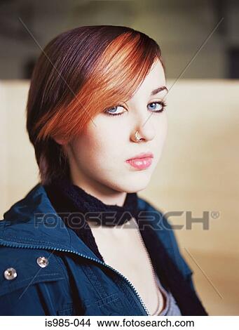 Picture - Portrait of a teenage girl. Fotosearch