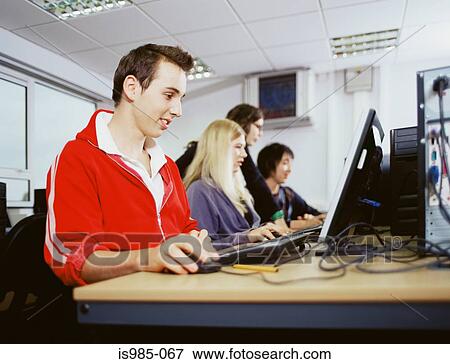 Students using computers View Large Photo Image Stock Photo - Students using computers. Fotosearch