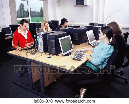 Students using computers View Large Photo Image Stock Photo - Students using computers. Fotosearch