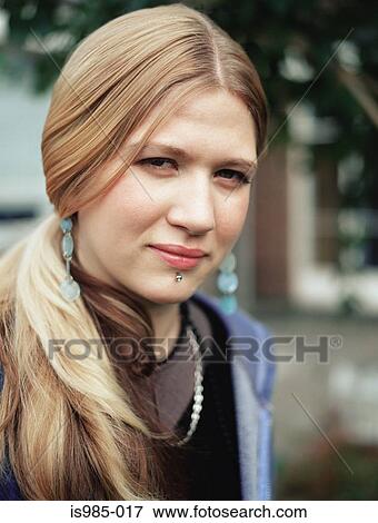 Stock Photo - Teenage girl. Fotosearch