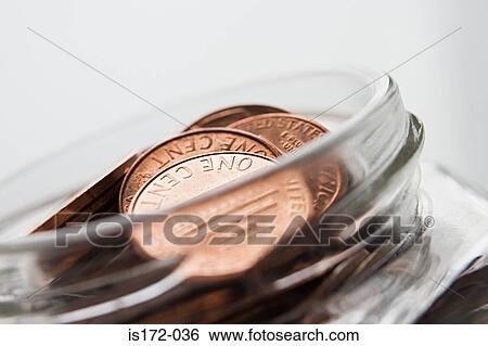 Jar full of coins View Large Photo Image Stock Photograph - Jar full of coins. Fotosearch