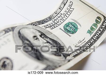 Stock Photo - One hundred dollar bill. Fotosearch