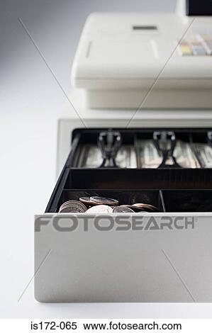 Stock Photography - Open cash register. Fotosearch