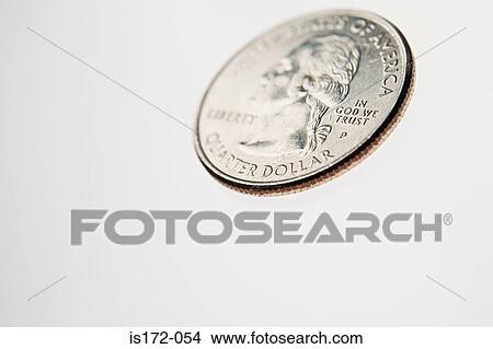Picture - Quarter dollar coin. Fotosearch