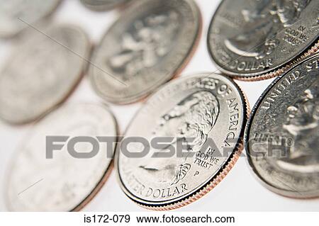 Quarter dollar coins View Large Photo Image Stock Photo - Quarter dollar coins. Fotosearch