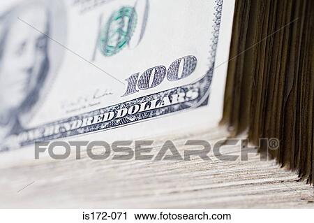 Stack of hundred dollar bills View Large Photo Image Stock Image - Stack of hundred dollar bills. Fotosearch