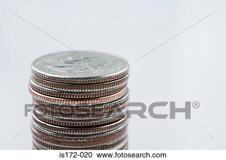 Stack of quarters View Large Photo Image Stock Image - Stack of quarters. Fotosearch