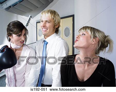 Colleagues fighting View Large Photo Image Stock Image - Colleagues fighting. Fotosearch