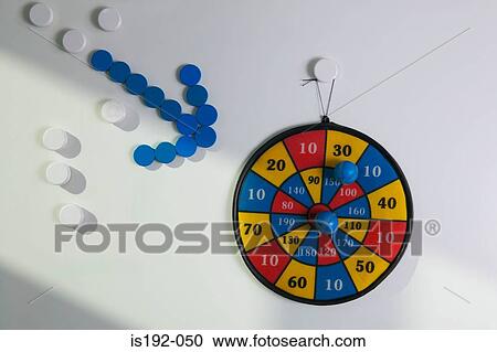 Stock Image - Target on the wall. Fotosearch