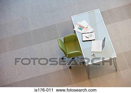 Empty desk from above View Large Photo Image Stock Image - Empty desk from above. Fotosearch