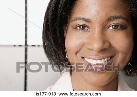 Smiling woman View Large Photo Image Stock Photo - Smiling woman. Fotosearch