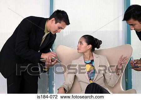Businesswoman dictating View Large Photo Image Stock Image - Businesswoman dictating. Fotosearch