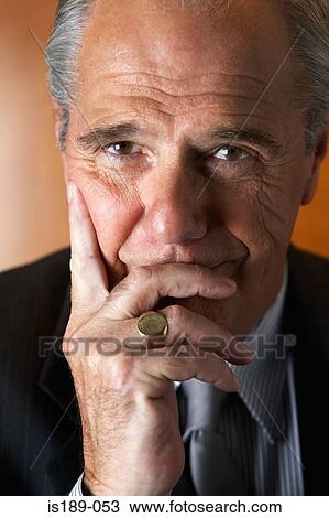 Stock Image - Portrait of a ceo. Fotosearch