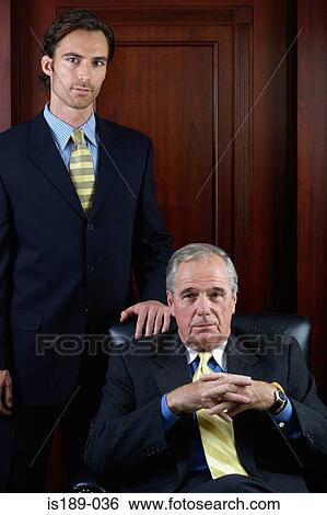 Portrait of a senior and mid adult businessman View Large Photo Image Stock Photograph - Portrait of a senior and mid adult businessman. Fotosearch