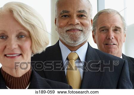 Portrait of three ceo's View Large Photo Image Stock Photo - Portrait of three ceo's. Fotosearch